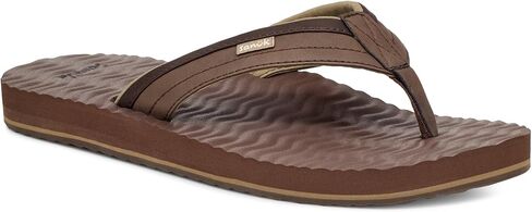 Sanuk Mens Ziggy Plush | Flip Flops for Men | Mens Sandals | Beach Sandals | Supportive & Lightweight | Comfort Footbed in Saudi Arabia