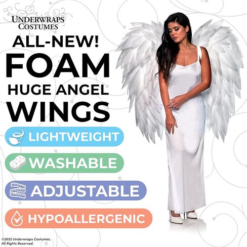 UNDERWRAPS Costumes - Angel Wings - White in Saudi Arabia