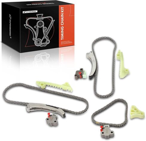 A-Premium Engine Timing Chain Kit W/Sprocket & Tensioner & Guide Compatible with Cadillac, Buick & Oldsmobile - SRX, DTS, STS, XLR, Lucerne, Allante, DeVille, Eldorado, Seville, Aurora - V8 4.0L 4.6L in Saudi Arabia