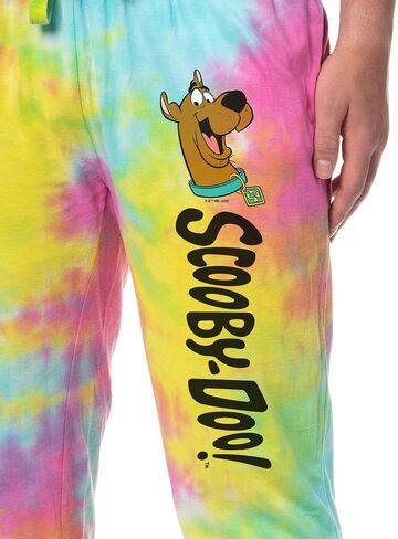 Scooby-Doo Mens' TV Show Cartoon Tie-Dye Jogger Pajama Pants for Adults in Saudi Arabia