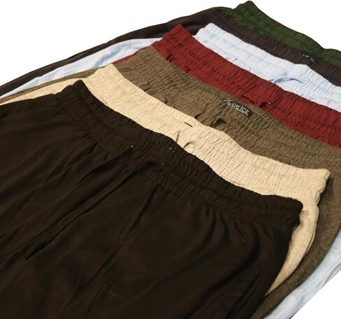 Galaxy By Harvic Men's Jersey Lounge Pants 3-Pack, Assorted in Saudi Arabia