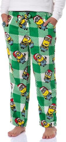 Despicable Me Minions Men's Christmas Santa Adult Sleep Lounge Pajama Pants in Saudi Arabia