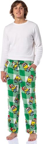 Despicable Me Minions Men's Christmas Santa Adult Sleep Lounge Pajama Pants in Saudi Arabia