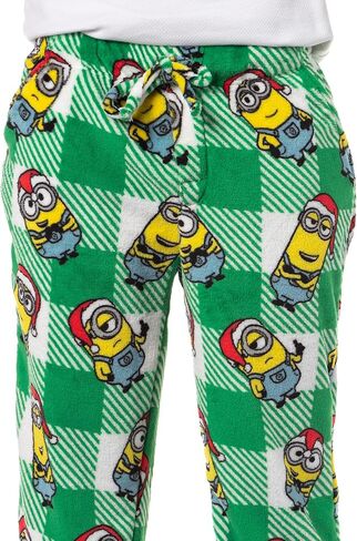 Despicable Me Minions Men's Christmas Santa Adult Sleep Lounge Pajama Pants in Saudi Arabia