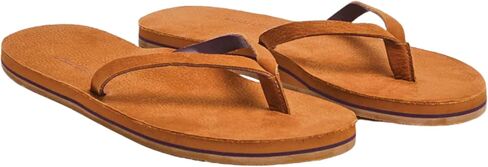 Hari Mari- Meadows- Women's Nubuck Leather Slim Fit Flip Flops with Soft V-Cut Strap- No Break Ins, Firm Arch Support, and Slim Contoured Sandal Profile in Saudi Arabia
