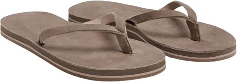 Hari Mari- Meadows- Women's Nubuck Leather Slim Fit Flip Flops with Soft V-Cut Strap- No Break Ins, Firm Arch Support, and Slim Contoured Sandal Profile in Saudi Arabia