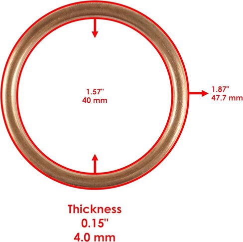 Caltric Muffler Pipe Gasket Compatible with Honda 18291-Meb-670 in Saudi Arabia