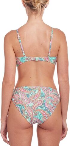 LASCANA Women's Paisley Print Classic Bikini Bottom in Kuwait