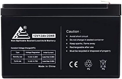12V 12Ah AGM Lead Acid Battery ECI Power in Saudi Arabia