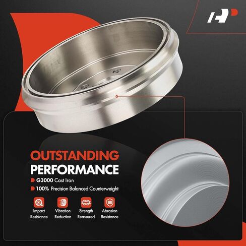 A-Premium 11.69 inch (297mm) Rear Brake Drums + Ceramic Shoes Set Compatible with Select Ford, Mazda and Mercury Models - Escape 2008-2012, Tribute 2009-2011, Mariner 2008-2011, 6-PC Set in Saudi Arabia