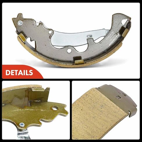 A-Premium 11.69 inch (297mm) Rear Brake Drums + Ceramic Shoes Set Compatible with Select Ford, Mazda and Mercury Models - Escape 2008-2012, Tribute 2009-2011, Mariner 2008-2011, 6-PC Set in Saudi Arabia