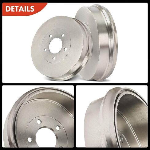 A-Premium 11.69 inch (297mm) Rear Brake Drums + Ceramic Shoes Set Compatible with Select Ford, Mazda and Mercury Models - Escape 2008-2012, Tribute 2009-2011, Mariner 2008-2011, 6-PC Set in Saudi Arabia