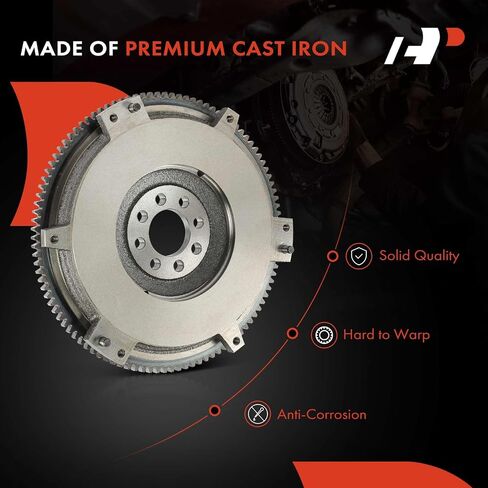 A-Premium Clutch Flywheel متوافق مع Toyota Corolla 2005-2006 ، Matrix 2003-2006 ، Celica 2000-2005 & Pontiac Vibe 2003-2006 ، 1.8L ، ناقل حركة يدوي ، 8 فتحات الترباس ، 106 أسنان in Kuwait