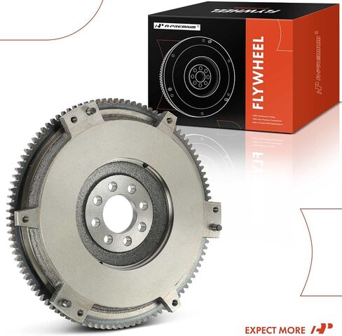 A-Premium Clutch Flywheel متوافق مع Toyota Corolla 2005-2006 ، Matrix 2003-2006 ، Celica 2000-2005 & Pontiac Vibe 2003-2006 ، 1.8L ، ناقل حركة يدوي ، 8 فتحات الترباس ، 106 أسنان in Kuwait