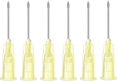 23G 5/8 بوصة إبرة Luer Lock الملحقات الصناعية، 100 قطعة من أدوات المختبر الفردية لإعادة تعبئة السائل والأحبار والنباتات والحرف اليدوية in Saudi Arabia