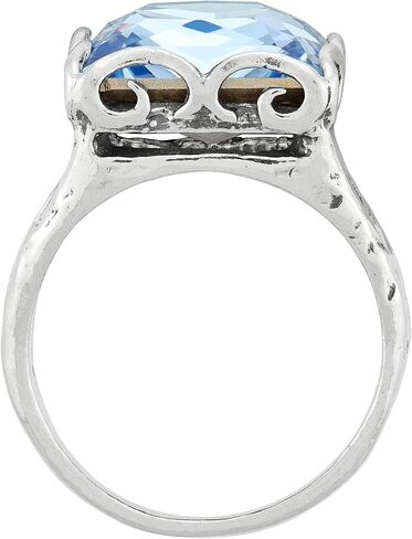Silpada 'Cooling Effects' Sterling Silver Blue Crystal Ring in Saudi Arabia