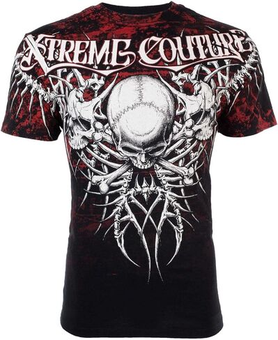 Xtreme Couture Men's T-Shirt Bare Bones Black in Saudi Arabia