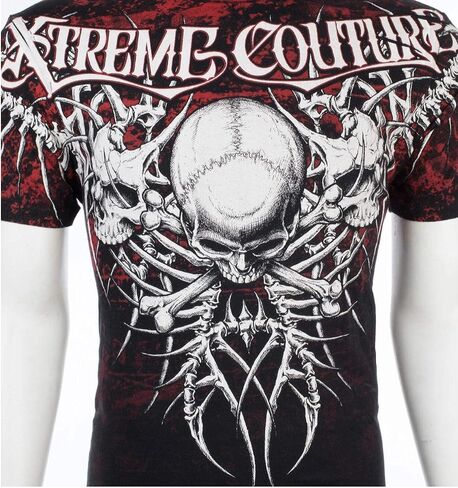 Xtreme Couture Men's T-Shirt Bare Bones Black in Saudi Arabia
