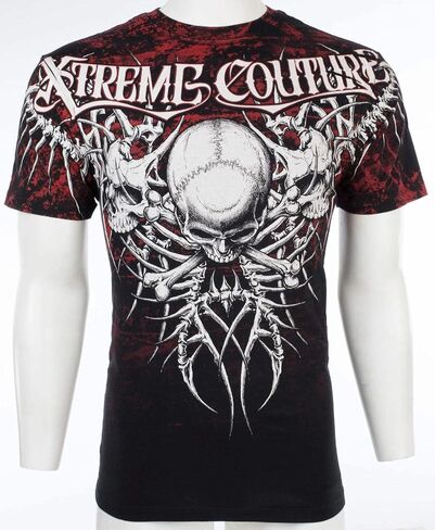 Xtreme Couture Men's T-Shirt Bare Bones Black in Saudi Arabia