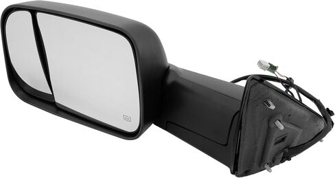 Garage-Pro Driver Side Power Heated Towing Mirror for Ram 2500 3500 2019-2022 Manual Fold With Signal Light & Puddle Lamp; Without Memory Textured in Saudi Arabia