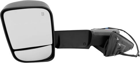 Garage-Pro Driver Side Power Heated Towing Mirror for Ram 2500 3500 2019-2022 Manual Fold With Signal Light & Puddle Lamp; Without Memory Textured in Saudi Arabia
