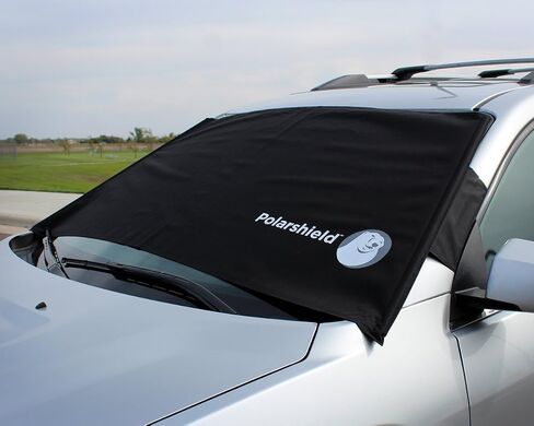 Delk Polarshield Winter Snow Car Wind Proof Windshield Cover with Security Panels Standard Size in Saudi Arabia