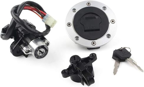 Three T Three Tank Fuel Cap ، Lock & Keys ، مفتاح الإشعال المحدد لـ Suzuki Bandit GSF600 1995-2004 ، GSF1200 1997-2005 in Saudi Arabia