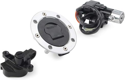 Three T Three Tank Fuel Cap ، Lock & Keys ، مفتاح الإشعال المحدد لـ Suzuki Bandit GSF600 1995-2004 ، GSF1200 1997-2005 in Saudi Arabia