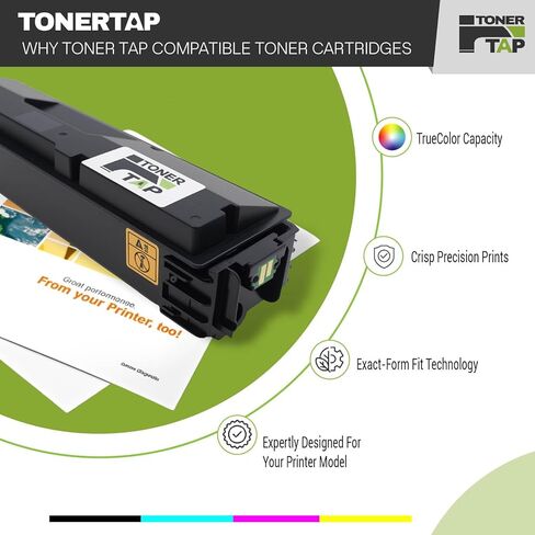 TK5372 TONER عالية العائد لـ KYOCERA ECOSYS PA3500CX MA3500CIFX استبدال TK-5372K TK-5372C TK-5372M TK-5372Y (حزمة 4 حزم) CMYK in Kuwait