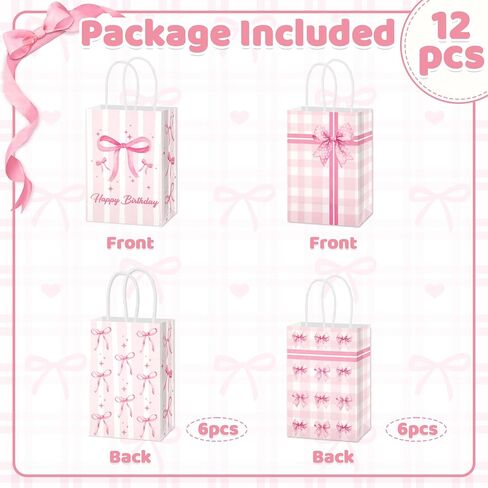 Rolyta 24 PCS Butterfly Party Favors Goodie حقائب ، زهور الفراشة ، شكرًا لك أكياس الهدايا الوردي الأزرق الأرجواني عيد ميلاد الحلوى مع مقابض لحفل عيد ميلاد الفتاة ، in Kuwait