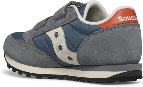 حذاء رياضي Saucony Originals Jazz ذو خطاف وحلقة مزدوج (للأطفال الكبار الصغار)، أزرق داكن/فضي/وردي، 13 US للجنسين in Saudi Arabia