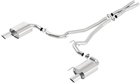 Borla 140590 نظام العادم Cat-Back Performance لعام 2015-2017 Ford Mustang GT/GT Convertible 5.0L V8 ناقل حركة أوتوماتيكي. in Saudi Arabia