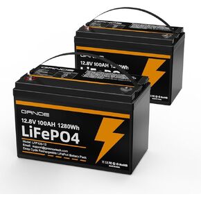 12V 100AH LIFEPO4 Lithium Battery Group 31 (4 pack) مع 100A BMS ، حماية منخفضة الإيقاع حتى 15000 دورة عميقة قابلة لإعادة الشحن للربع البحري والنظام الشمسي والنظام الشمسي والسيارة والمقطورة والنسخ الاحتياطي in Kuwait