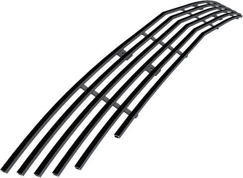 APS Compatible with Ford Mustang 2010-2012 V6 Lower Bumper Stainless Steel SS Black Billet Front Grill Grille Insert S18-H55666F in Saudi Arabia
