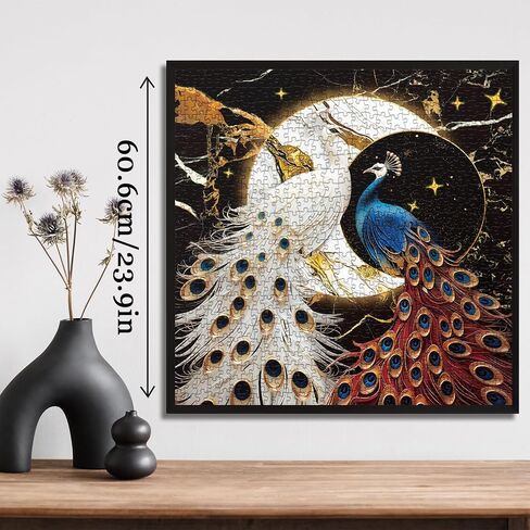 ألغاز الخيول القديمة للبالغين 1000 قطعة ، فنية ملونة للحيوانات الألغاز بانوراما ، ولغز جمالي صعبة مضحكة in Kuwait