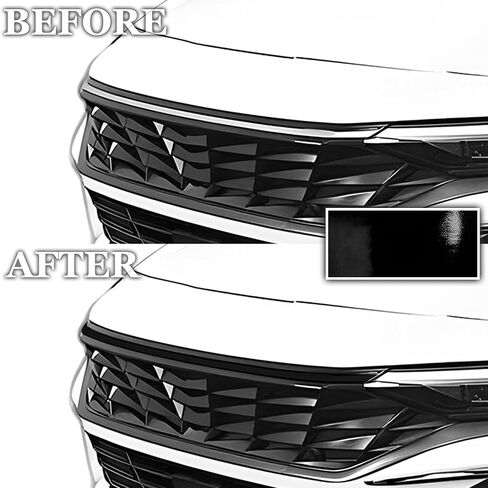 Bogar Tech Designs Side Window Chrome Delete Overlay Film متوافق مع Hyundai Elantra 2024-2025 ، Gloss Black in Saudi Arabia