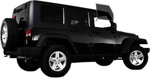 فيلم Precut Front Windows Two Windows Tint Cars Sun Flocking Forcing Proofacy Privacy anti Complass Computer قطع أي ظلال لجيب Wrangler 4 Door 2007-2010 in Kuwait
