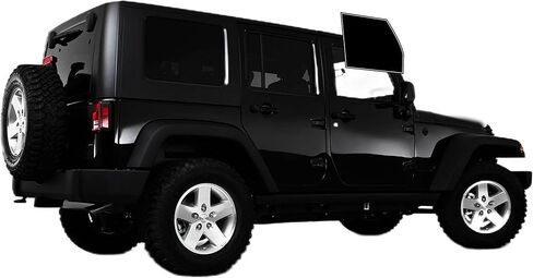 فيلم Precut Front Windows Two Windows Tint Cars Sun Flocking Forcing Proofacy Privacy anti Complass Computer قطع أي ظلال لجيب Wrangler 4 Door 2007-2010 in Kuwait