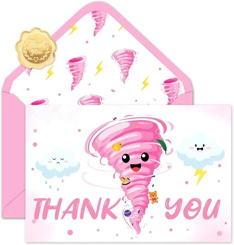 24 Pack Dinosaur Thank You Cards Bulk Cute Cartoon Greeting Cards with Envelopes Stickers Blank Note Cards for Birthday Baby Shower Party Supplies, 4 x 6 Inch in Kuwait