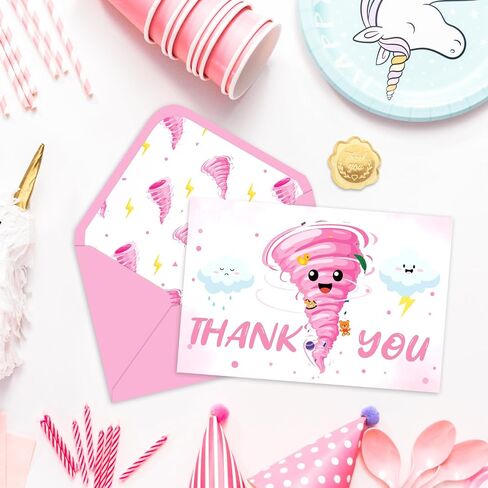 24 Pack Dinosaur Thank You Cards Bulk Cute Cartoon Greeting Cards with Envelopes Stickers Blank Note Cards for Birthday Baby Shower Party Supplies, 4 x 6 Inch in Kuwait