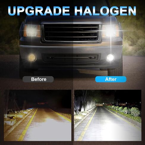 تناسب كيا سورنتو 2019 2020 مصابيح مصابيح هالوجين عالية الأداء ، 9005 High Beam + H7 Low Beam Beam Pream Plugm Plubs ، Slip and Play ، Pack من 4 in Kuwait