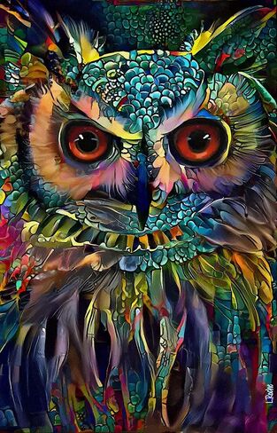 Ingooood Jigsaw Puzzle 1000 Pieces-Sneak Peek Series - Owl - Entertainment Toys for Adult Special Graduation or Birthday Gift Home Decor in Saudi Arabia