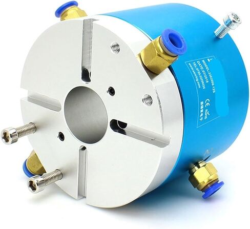 Hollow Shaft Hole Diameter 30mm 2-Channel Rotary Conductive Slip Ring 6-56 line Pneumatic Hydraulic Rotary Joint Connector(3302006-12S) in Saudi Arabia