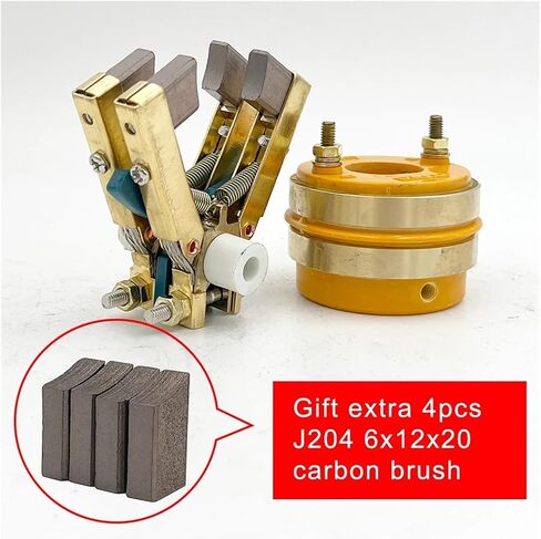 1 Pcs 20x50x59-4 20x50x34-2 Conductive Slip Ring Copper Rotary Packaging Machine Collector 6x12 Carbon Brush(20x50x59-4 J204) in Saudi Arabia