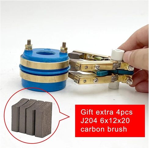 1 Pcs 20x50x59-4 20x50x34-2 Conductive Slip Ring Copper Rotary Packaging Machine Collector 6x12 Carbon Brush(20x50x59-4 J204) in Saudi Arabia