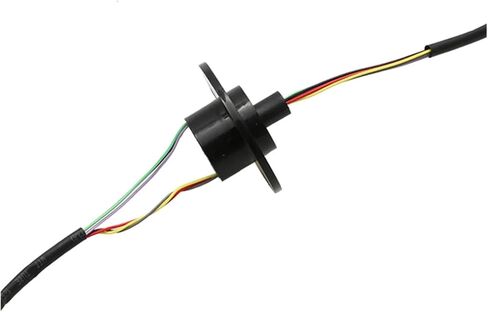 1 Piece 6/12 Channel Wire 2A Double Contact Plated Slip Ring Diameter 22mm CCTV pan/tilt Capsule Conductive Slip Ring Swivel Joint(Dia.22mm 6CH 2A) in Saudi Arabia