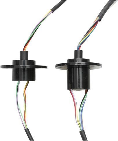 1 Piece 6/12 Channel Wire 2A Double Contact Plated Slip Ring Diameter 22mm CCTV pan/tilt Capsule Conductive Slip Ring Swivel Joint(Dia.22mm 6CH 2A) in Saudi Arabia