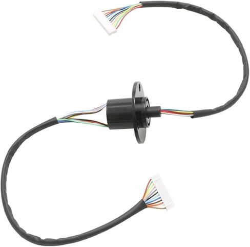 1 Piece 6/12 Channel Wire 2A Double Contact Plated Slip Ring Diameter 22mm CCTV pan/tilt Capsule Conductive Slip Ring Swivel Joint(Dia.22mm 6CH 2A) in Saudi Arabia