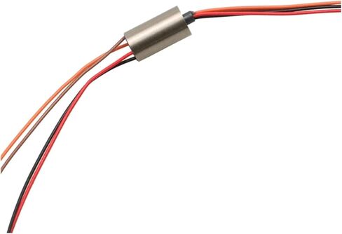 1 PCS mini Conductive Slip Ring Diameter 6/6.5/7.5mm 2/4/8/12CH 1A 2A Remote Control Drone Universal Anchor Fish brushless Motor Rotating Slip Ring(Dia.6.5mm 4CH 2A) in Saudi Arabia
