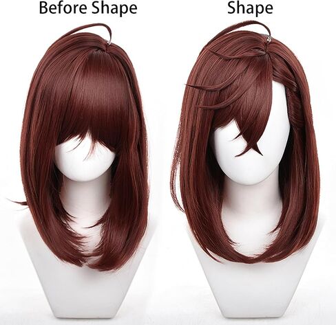 XiongXiongLe Ayase Momo Wig Anime Cosplay Women Costume Long Blonde Dark Brown Hairs Heat Resistant Synthetic Wigs + free cap for Adult Women Cos Anime モモ Party Halloween Christmas Comic in Kuwait